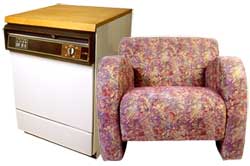 Bulky Items - Chair & Dishwasher